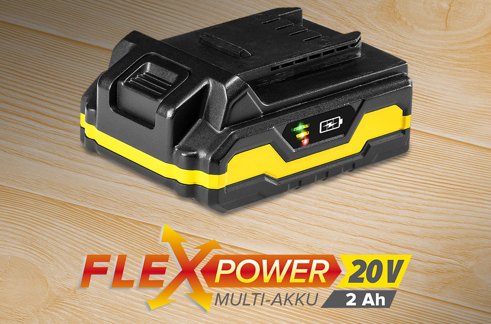 Akumulator wielofunkcyjny Flexpower 20 V / 2,0 Ah