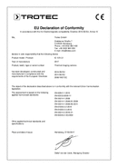 Deklaracja zgodności - kamera termowizyjna IC125LV (INT)