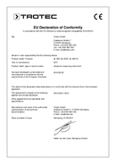Deklaracja zgodności - redaktor ultradźwiękowy SL800-SET (INT)