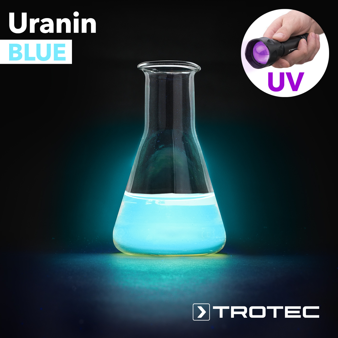 Emulsja fluorescencyjna Uranin Blue