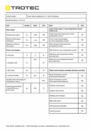 ErP Tabela - grzejnik konwekcyjny TCH 23 E (INT)