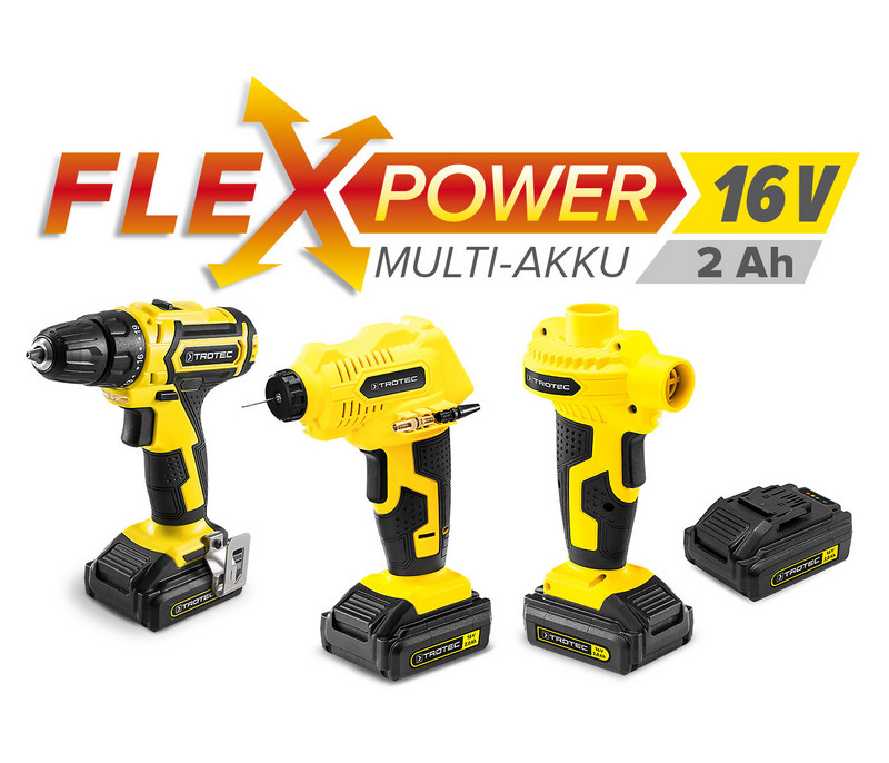 Flexpower-Multiakku, 16 V, 2 Ah