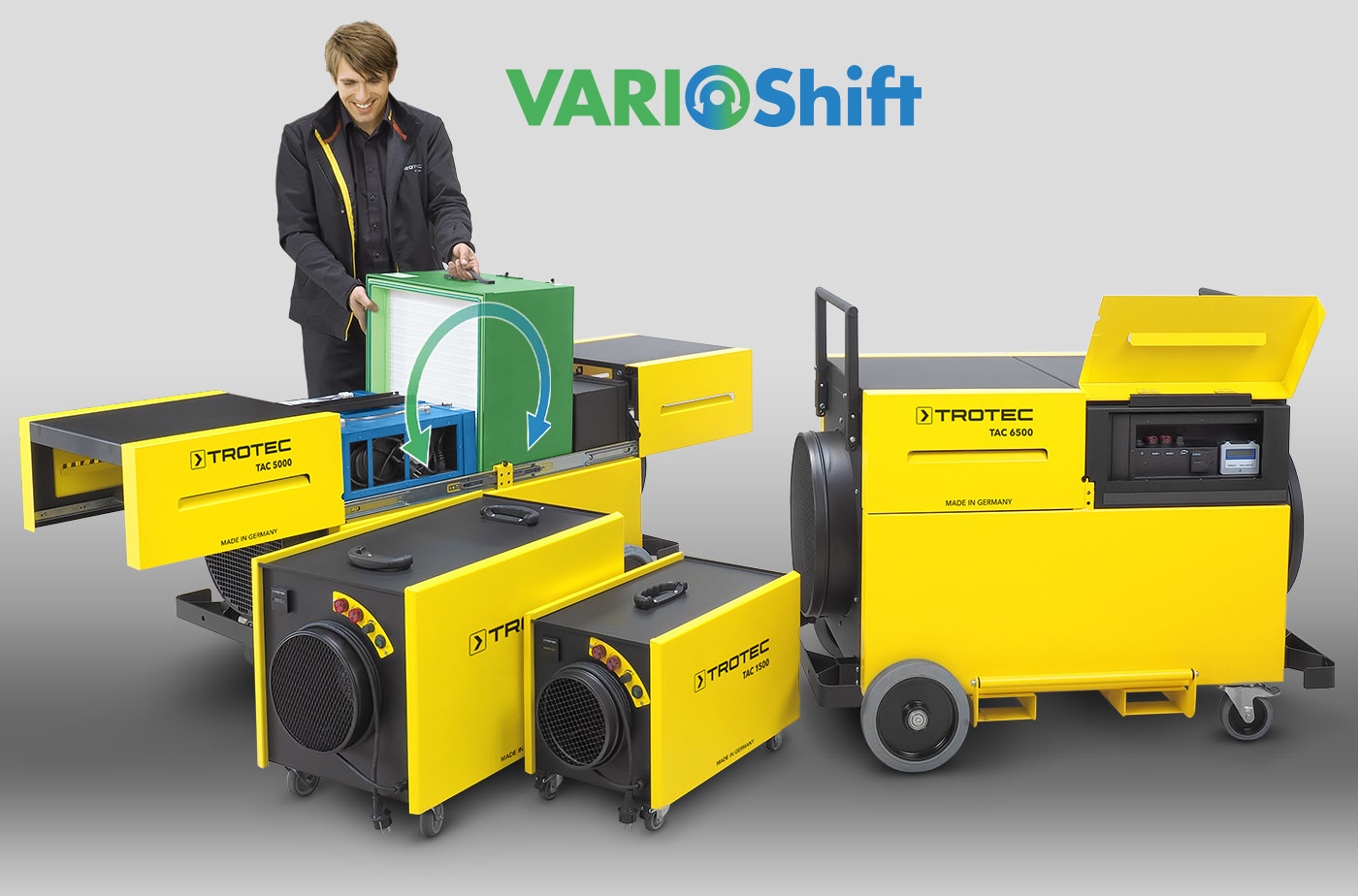 Funkcja Vario-Shift we wszystkich modelach serii TAC