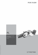 Instrukcja obsługi Akumulatorowa piła łańcuchowa PCHS 10-20V (PL)