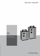 Instrukcja obsługi – elektryczny ogrzewacz powietrza TDS 10 P / TDS 20 P (PL)