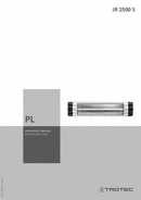 Instrukcja obsługi - promiennik ciepła IR 2500 S (PL)