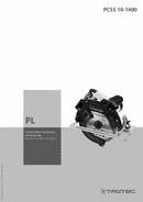 Instrukcja obsługi Ręczna pilarka tarczowa PCSS 10-1400 (PL)