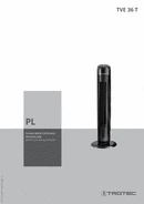 Instrukcja obsługi wentylator kolumnowy TVE 36 T (PL)