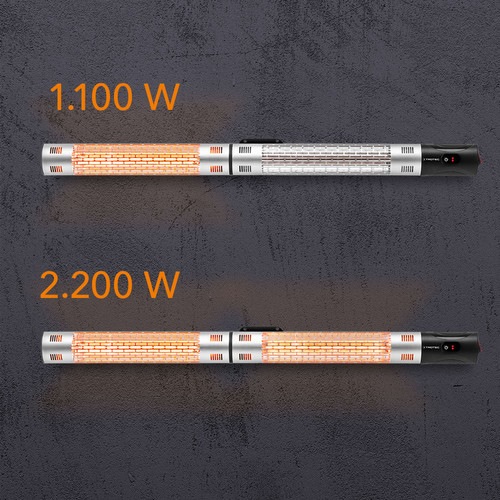 IR 2200 - poziomy ogrzewania