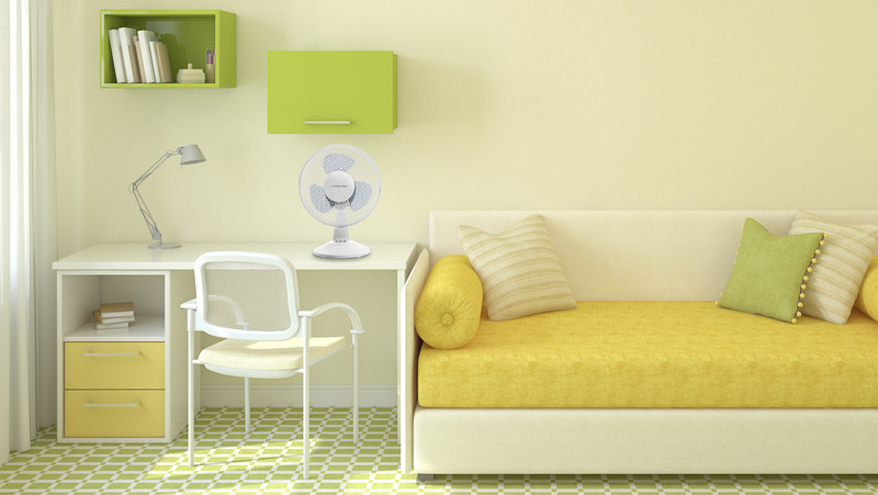Kompaktowe wymiary pozwalają na idealne zastosowanie modeli TVE 10 oraz TVE 11 w pokoju dziecięcym, gwarantując chłodny wiaterek.