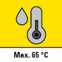 Maksymalna temperatura wody: 65 °C