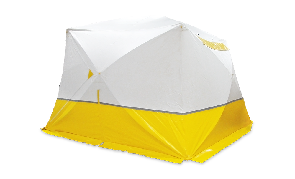 Namiot z płaskim dachem 180 K - szybszy i łatwiejszy montaż