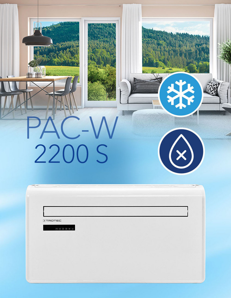 PAC-W 2200 S – komfortowy klimatyzator typu monoblok