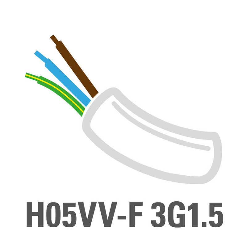 Przewód H05VV-F 3G1.5