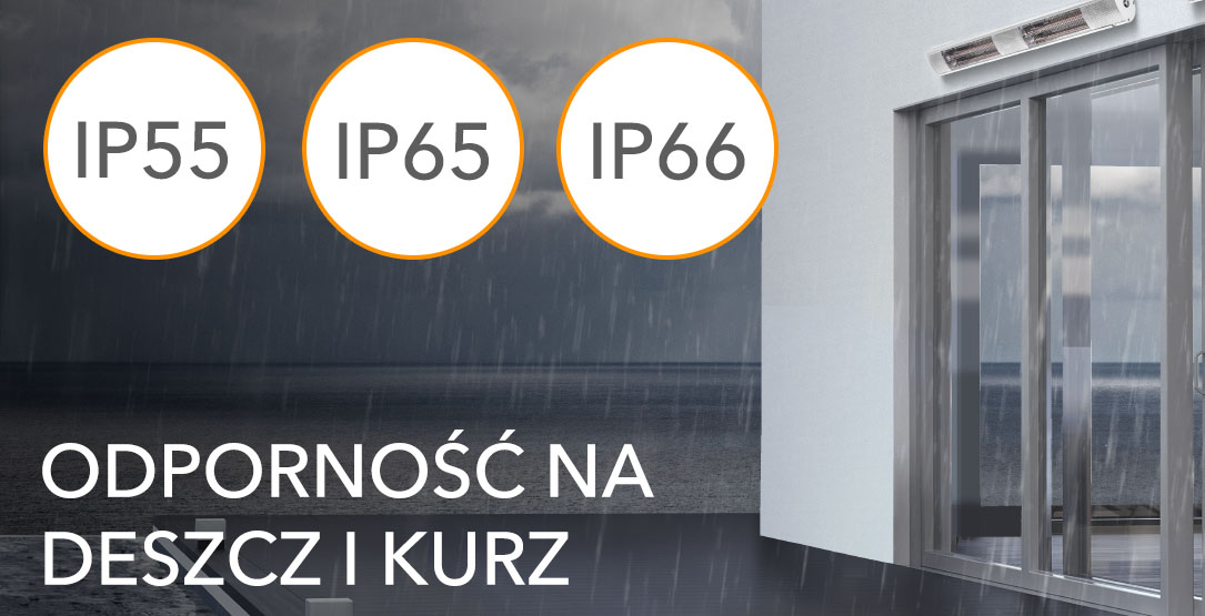 Stopień ochrony IP55 i IP65 - ochrona przed deszczem i kurzem