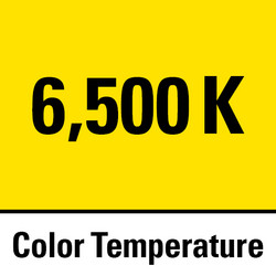 Temperatura barwowa 6 500 K (biel światła dziennego)