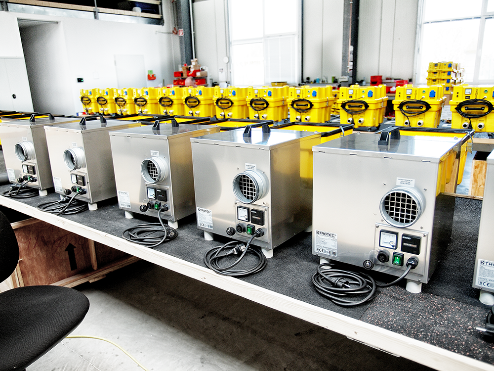 TTR 160 und TTR 250 są osuszaczami adsorpcyjnymi przeznaczonymi do powierzchni wymagających higieny ze stali szlachetnej.