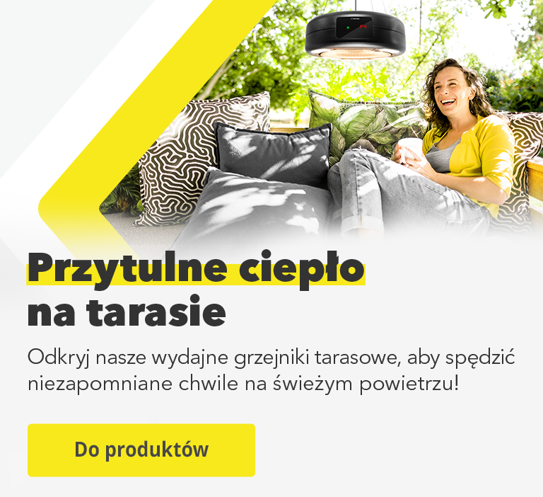 Przytulne cieplo na tarasie